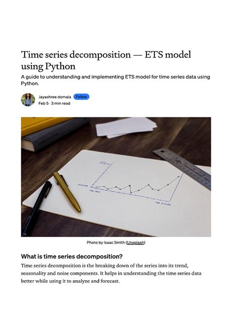 Ets Model Time Series Python
