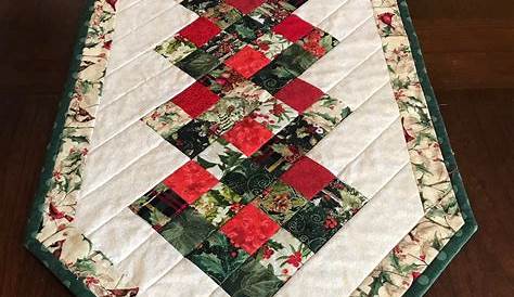 Etsy Christmas Table Runner Patterns Cardinal Quilted s