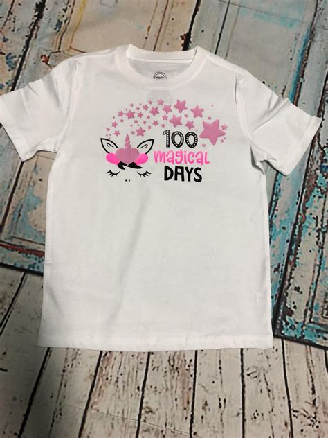 etsy 100 days of school shirt girl