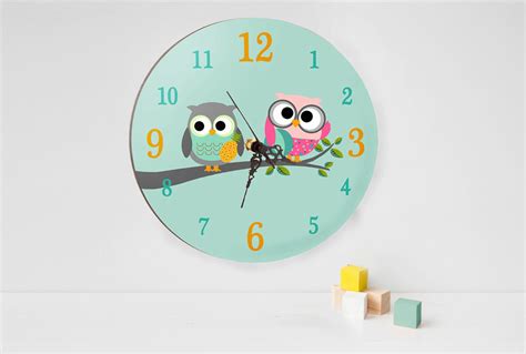 Etsy Childrens Wall Clock