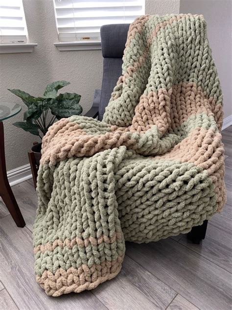 Etsy Chunky Knit Throw