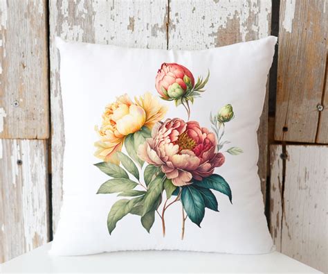 Etsy Floral Throw Pillows