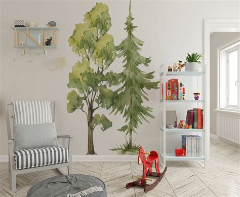 Etsy Forest Wall Decal