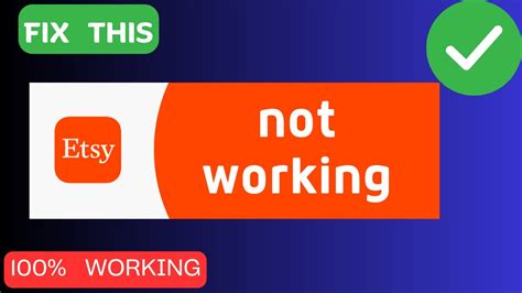 Etsy Not Working