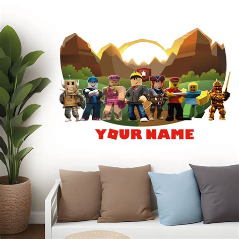 Etsy Roblox Wall Decal