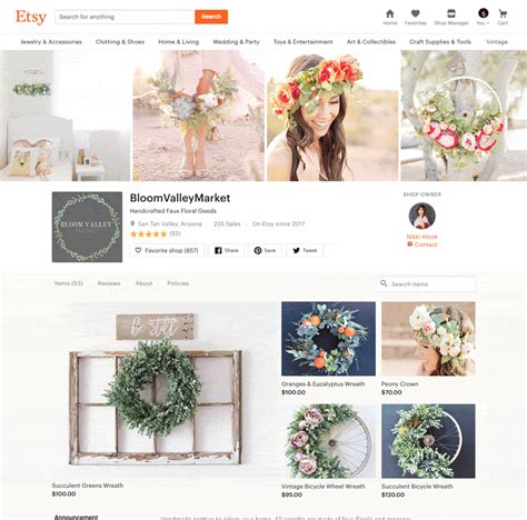Etsy Shop Icon Examples