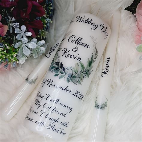 Etsy Wedding Unity Candles