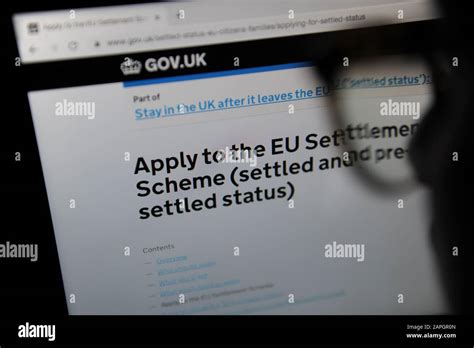 eu settlement scheme website