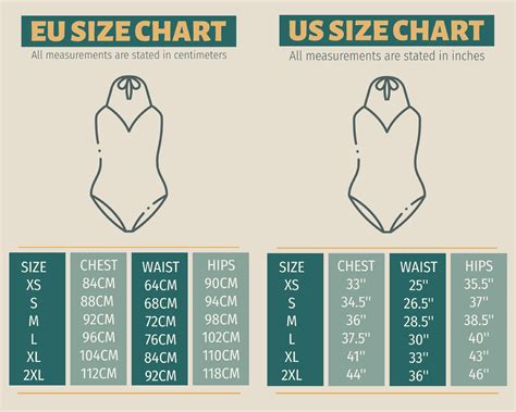Eu Swimsuit Sizes