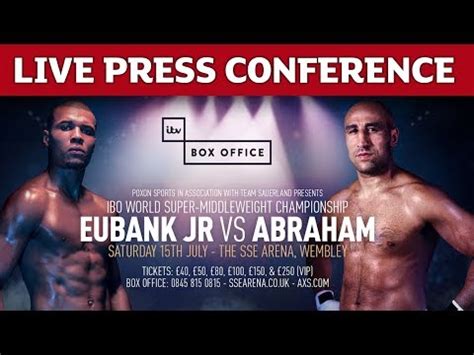eubanks jr vs abraham live