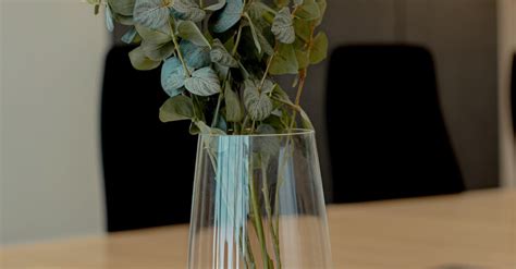 Eucalyptus Clear Vase