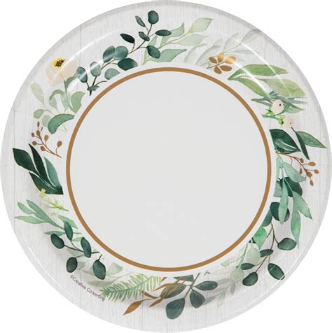 Eucalyptus Dessert Plates
