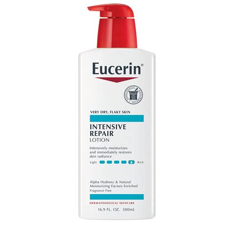 eucerin intensive repair on face