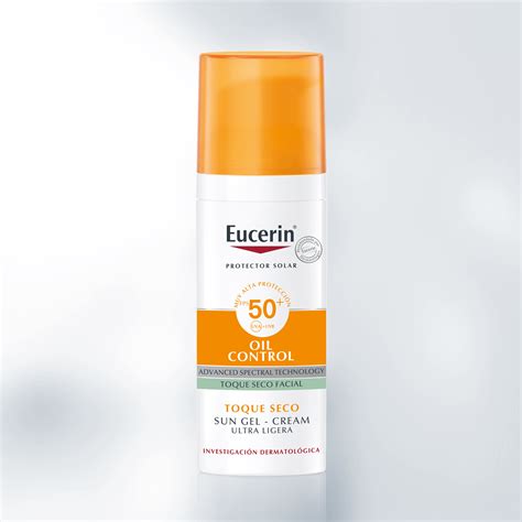 eucerin oil control spf 50 toque seco