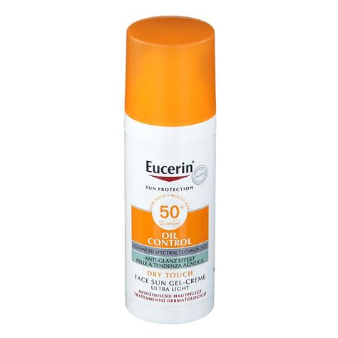 eucerin oil control sun gel cream spf 50