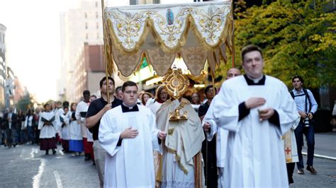 eucharistic procession in nyc
