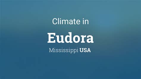 Eudora Ms Weather