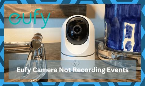 eufy camera no events