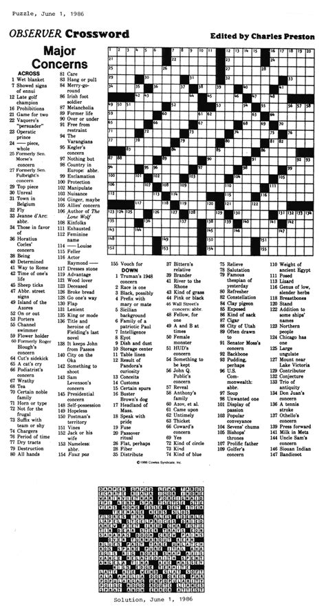 Eugene Sheffer Crossword Printable: A Perfect Way To Test Your Vocabulary