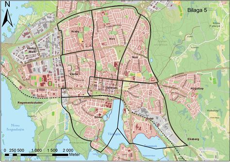 Karta fyverkeri Växjö kommun