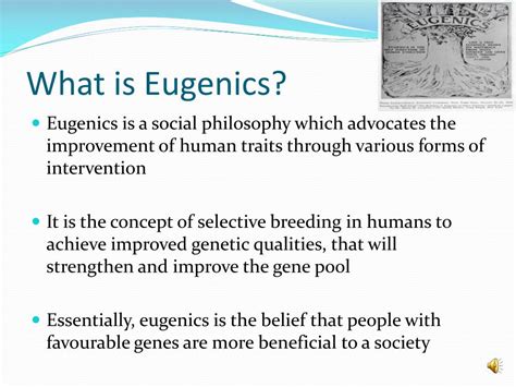 eugenics definition biology