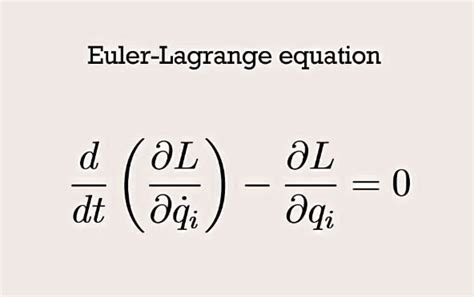 Euler-Lagrange Equation History