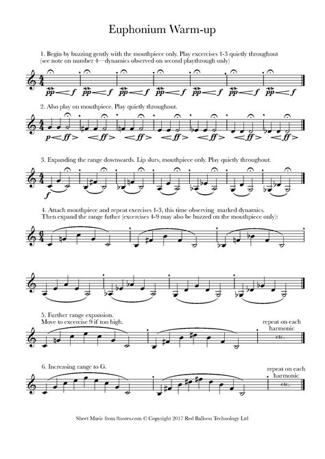 Euphonium Exercises