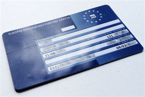 európai uniós egészségbiztosítási kártya