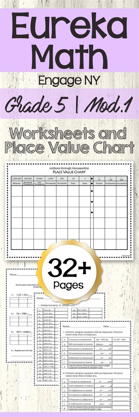 Eureka Math Grade 5 Worksheets