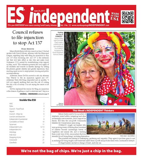 eureka springs independent newspaper