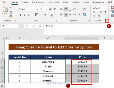 euro currency symbol in excel