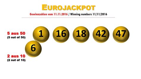 eurojackpot winning numbers