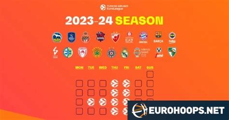 euroleague 2023/24 schedule