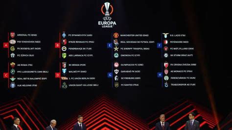 europa league draw 2022-23