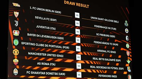 europa league round of 16 dates