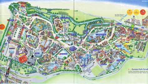 europa theme park map