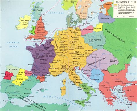 europe in 1100 ad