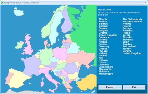 europe map games countries