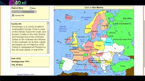 europe map games sheppard software