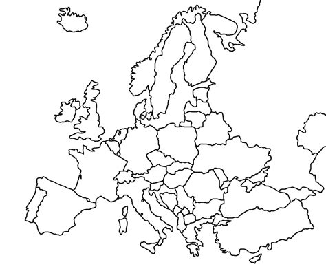 europe map paint
