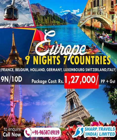 europe tour packages from mumbai