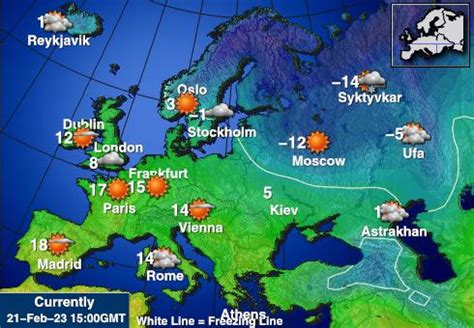 europe weather map 10 day