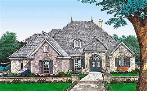 One Story European House Plan 48563FM Architectural Designs House