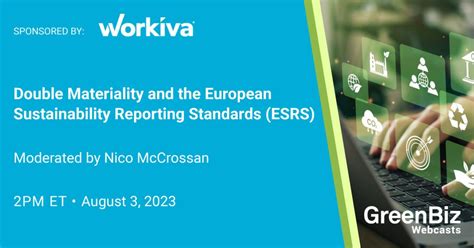European Sustainability Reporting Standards Double Materiality