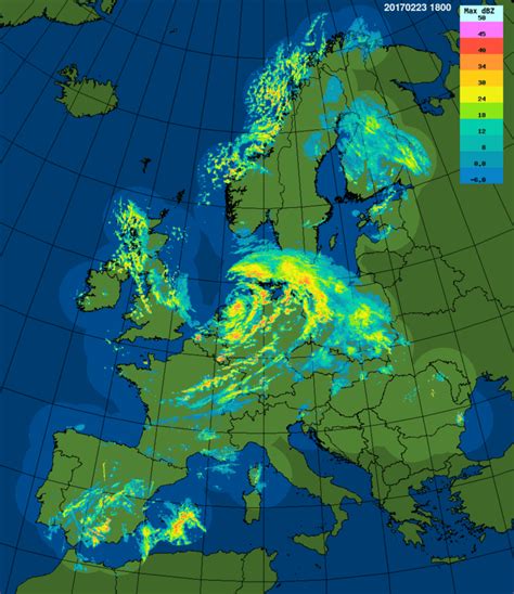 european radar weather map