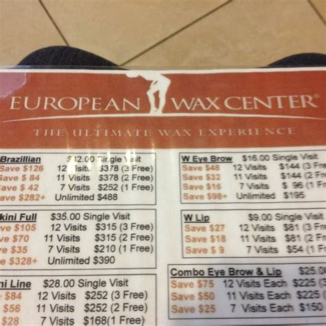 european wax center price