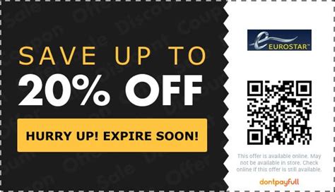 eurostar discount code 2024