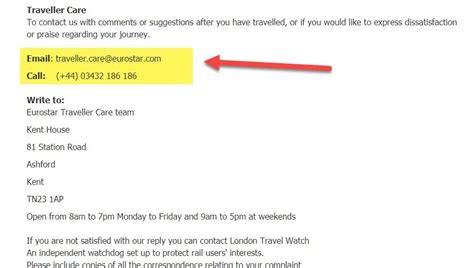 eurostar london contact number