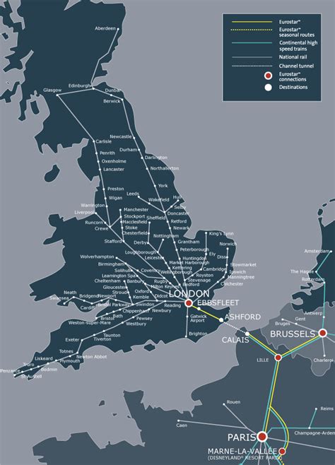 eurostar route map uk