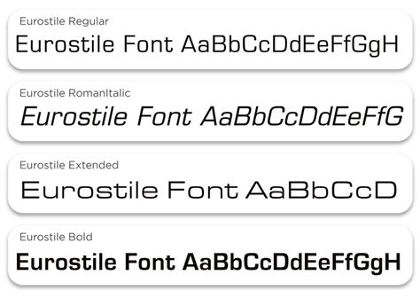 eurostile font that works with adobe acrobat